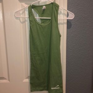 green workout tank